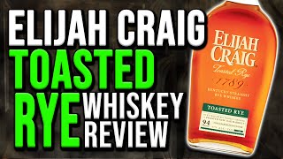 Elijah Craig Toasted Rye  REVIEW amp COMPARISON [upl. by Diarmid]