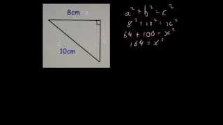 Maths Mistakes  Pythagoras shorter side [upl. by Eydnarb784]