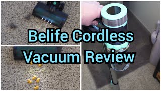 Belife Cordless Vacuum Review [upl. by Aynahs]