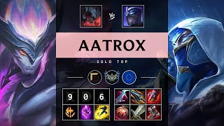 Aatrox Top vs Shen Perfect KDA Legendary  EUW Challenger Patch 1421 [upl. by Elmer]