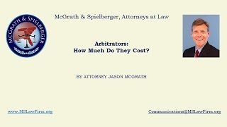 Arbitrators How Much Do They Cost [upl. by Guinn]