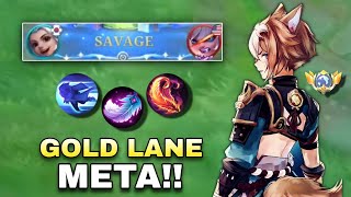 HARITH SAVAGE 2024 HARITH GOLD LANE BEST BUILD AND EMBLEM 2024 MLBB [upl. by Alyce759]