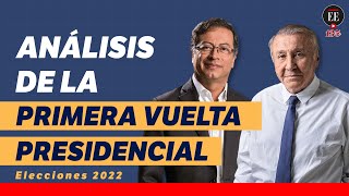 Petro y Hernández análisis de la primera vuelta de las presidenciales  Elecciones 2022 [upl. by Hseham]