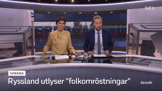 Aktuellt 21 september 2022  Nyheter  Nyheter på lätt svenska idag [upl. by Nohsauq649]