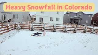 Colorado Vlog ❄️  Finally Snow Arrived ☃️  Rakesh Choudhari snow [upl. by Raine798]