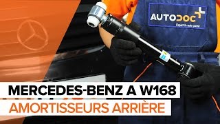 Comment remplacer des amortisseurs arrière sur une MERCEDESBENZ A W168 TUTORIEL  AUTODOC [upl. by Gala667]