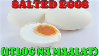 How To Make Salted Eggs Salted Eggs RecipeMaalat Na Itlog Recipe [upl. by Carlyn]