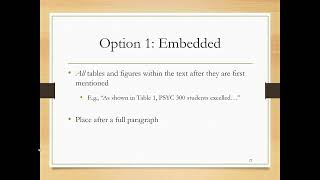 Lecture  APA 7th style tables amp figures Part 3 Positioning [upl. by Eveivenej29]