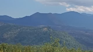 Dos volcanes Paricutín y Nevado de Colima Desde el Mirador de Angahuan Mich cotidiano399 [upl. by Trager]