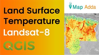 LST in QGIS using Landsat8 [upl. by Haila]