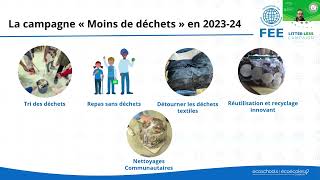 Wébinaire de la Campagne Moins de déchets 202425 [upl. by Tirrag727]