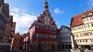 Esslingen am Neckar Sehenswürdigkeiten der ehemaligen Freien Reichsstadt  4k [upl. by Sekoorb]