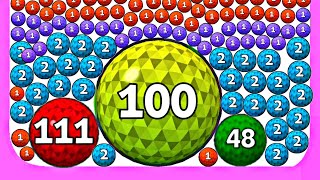 PUFF UP  2048 ASMR Gameplay  Satisfying Math Games Puzzle Level Up Balls Numbers Part 2 [upl. by Eustashe]