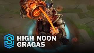 High Noon Gragas Skin Spotlight  PreRelease  PBE Preview  League of Legends [upl. by Touber274]