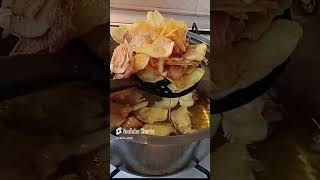 Bəyənib abunə olsaz çox sevinərəm keşfet subscribe food potato cips [upl. by Tybie]