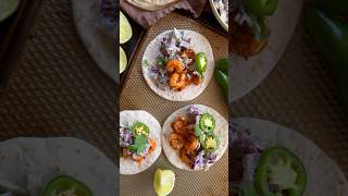 Chili Lime Shrimp Taco Recipe 🌮 [upl. by Katherin859]