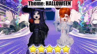 DRESS to IMPRESS but only using HALLOWEEN THEMES [upl. by Drus591]