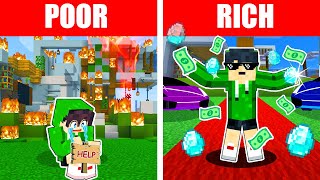 Poor to Rich FULL STORY  MINECRAFT OMOCITY Tagalog [upl. by Lundquist]