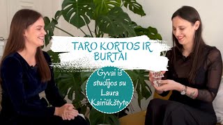 Gyvai iš studijos su Laura Kairiūkštyte apie Taro kortas ir būrimą renginiuose [upl. by Aynotan]