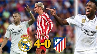 Realmadrid vs Atketico Madrid Players of Atletico were defeated by a big score [upl. by Ylrevaw]