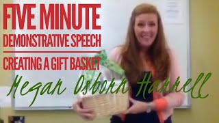 Five Minute Demonstrative Speech [upl. by Urata]