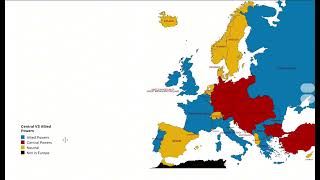 Central Powers vs Allied powers [upl. by Anaud]