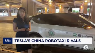 Riding Baidus selfdriving robotaxi [upl. by Eltsirhc]