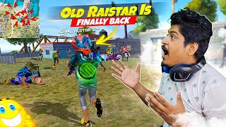 Old Raistar is Finally Back in Br Ranked Match Gameplay  Free Fire Max [upl. by Neerehs948]