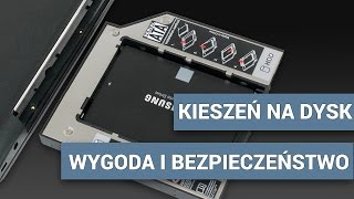 Kieszeń na dysk do laptopa  wygoda i bezpieczeństwo [upl. by Ahsenot]