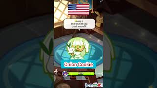 Onion Cookie Voice Over Dub English ASMR  Cookie Run Kingdom [upl. by Brear]