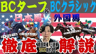 【ブリーダーズカップクラシック2024】 前回開催3連単3100倍馬券的中！有力馬を徹底解説で的中待った無し！ [upl. by Ellerred]