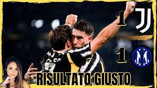 Un punto a testa Juventus Inter 11 [upl. by Shirberg]