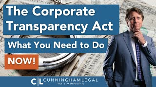 Corporate Transparency Act What You Need to Do NOW [upl. by Morganica80]