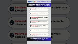 RedmiIndiaOfficial A4 5G Launched Budget 5G with 120Hz Display at ₹8499  newlaunch redmia45g [upl. by Seugirdor]