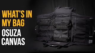 Whats In My Everything Bag Ep 15  Osuza Canvas Backpack Review [upl. by Poirer]