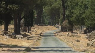 Ancient Roman Appian Way running for inclusion in UNESCO World Heritage List [upl. by Pepe53]