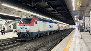 KORAIL ムグンファ号 1403 木浦行 龍山駅 発車 무궁화호 1403 목포행 용산역 출발 [upl. by Eibbil]