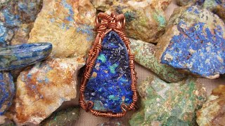 Finding AZURITE and MALACHITE Gemstones  Liz Kreate [upl. by Arliene168]