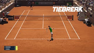 TIEBREAK  Daniil Medvedev Vs Nick Kyrgios I Rome Masters I Expert Difficulty PS5 [upl. by Annis129]