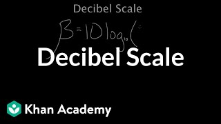 Decibel Scale  Mechanical waves and sound  Physics  Khan Academy [upl. by Alrrats]