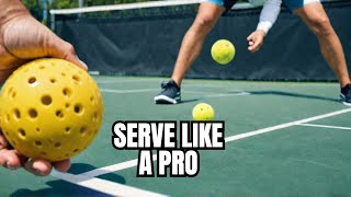 Amp Up Your Pickleball Serve Technique Now [upl. by Oates766]