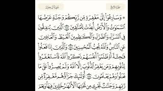 Surah Al Imran 133140  Juz 4  page 67  Syekh Mishary Rashed Alafasy [upl. by Camala]