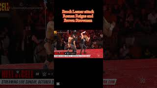 Roman Reigns vs Braun Strowman  Hell in a Cell Match  WWE Hell in a Cell 2018 [upl. by Ahsaela]