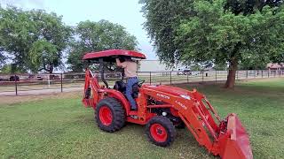 Sliding Tractor Canopy for Backhoe [upl. by Aikram]