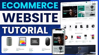 How To Create An eCommerce Website With WordPress  WooCommerce Online Store Tutorial 2024 Free [upl. by Bernette]