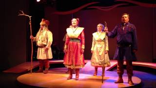 Sami Peoples of Norway perform their traditional song during a performance in Kautokeino Norway [upl. by Kcirted]