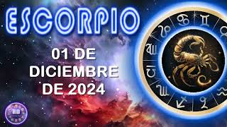 Horóscopo ESCORPIO hoy 1 de diciembre de 2024 [upl. by Aseeral329]