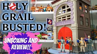 Kenner Real Ghostbusters Firehouse Playset Unboxing and Review A Close Look at the Ghostbusters HQ [upl. by Tia]