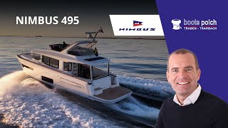 Nimbus 495 Flybridge quotAn island of its ownquot  First WalkThrough Video in Sweden [upl. by Ainevuol958]