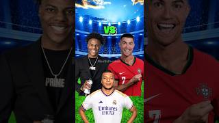 Ronaldo IShowSpeed Wednesday 🆚 Messi The Rock Celine Dept [upl. by Noryak]